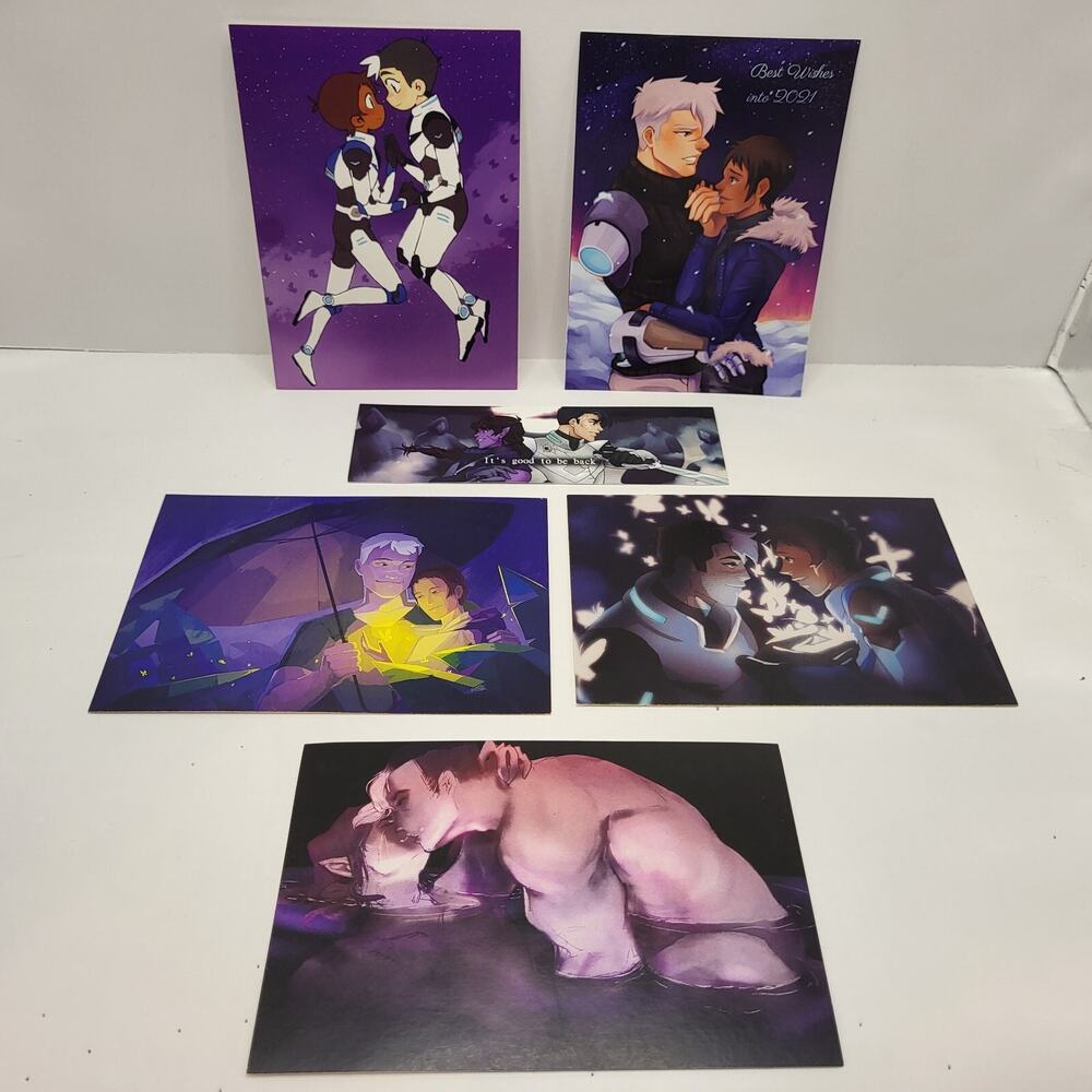 Sheith Doujinshi 6 Collectable Cards US Seller FAST SHIPPING